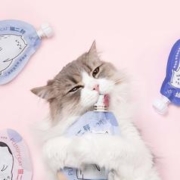 让猪咪不顾一切地抢夺猫酱：FURRYTAIL尾巴生活 猫二胖吸吸酱 猫咪零食 金枪鱼鱼子酱 90g