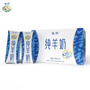 需入会：蒙羊 纯羊奶 原生 A2蛋白羊奶 原生钙 儿童羊奶 200ml*6 *4件