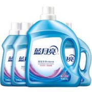 Bluemoon 蓝月亮 深层洁净洗衣液全瓶装:3kg瓶+1kg瓶*3 薰衣草香 强效去污 易漂洗