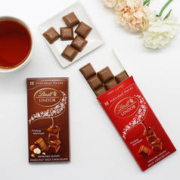 Lindt 瑞士莲 榛仁牛奶特浓软心巧克力100g*2