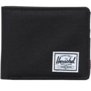 Herschel 赫行 潮牌Roy RFID折叠时尚潮流男女钱包卡包防盗刷10363 经典黑色（ROY RFID款）