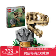 LEGO 乐高 侏罗纪世界系列 76964 恐龙化石 霸王龙头骨