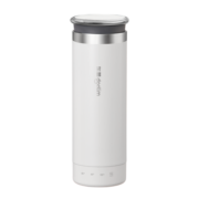 东菱（Donlim） 电热水杯 便携烧水壶 家用旅行保温杯高原适用烧水杯DL-4153 【棉云白】升级版丨芯片识别海拔