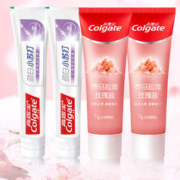 88VIP会员：Colgate 高露洁 喜马粉盐+小苏打清新亮白牙膏115g*2+120g*2+2支牙刷