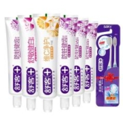 Saky 舒客 亮白牙膏清洁套装6支800g（凑单低至13.47）