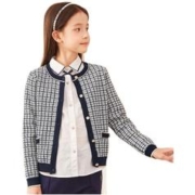 HAZZYS 哈吉斯 女童简约线衣