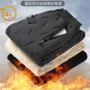 言炼 羊羔绒裤子保暖羽绒棉裤