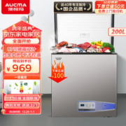 AUCMA 澳柯玛 200升家用冰柜 87%阻霜 商用大容量 冷藏冷冻柜 电脑控温冷柜 一级能效 BC/BD-200DNE