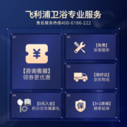 飞利浦（PHILIPS）暖风WIFI控制一键全自动纳米杀菌多功能冲洗智能马桶盖AIB2208/93