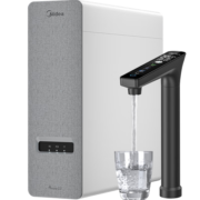 美的（Midea）净水器家用净水机白泽1000G pro 5年RO反渗透 厨下式净水器厨房过滤器直饮机 触控屏2.72L/分
