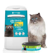 肥卡进口LitterLocker三代猫屎猫砂垃圾桶猫咪锁便桶密封猫砂盆垃圾袋 垃圾桶1套