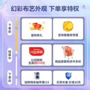 海尔（Haier）新一级变频 3匹 京彩 客厅空调立式柜机 布艺外观 京东小家智能  KFR-72LW/81@U1-La 以旧换新