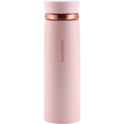 乐扣乐扣（LOCK&LOCK）保温杯水杯菲特旋转盖轻量杯男女学生茶杯450ML 粉色 LHC4131PIK 450ML
