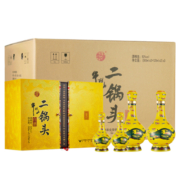 牛栏山 经典黄龙清香型 52度 500ml*2瓶+125ml*2瓶 礼盒装*3盒整箱装
