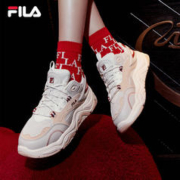 FILA 斐乐 女鞋休闲鞋复古运动鞋山丘鞋厚底老爹鞋