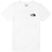 北面（The North Face）短袖T恤男经典款 圆领宽松休闲舒适印花透气夏季户外半袖875S FN4/白色 XL/180