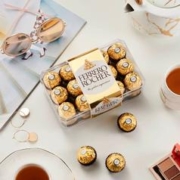 FERRERO 费列罗 榛果巧克力T30粒送女友女王节礼物盒装金沙婚庆喜糖果批发