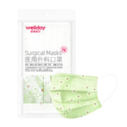 WELLDAY 维德 一次性医用外科口罩 100只