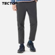 TECTOP 探拓 冲锋裤男保暖加绒软壳裤女长裤防风防水登山裤 男款岩石灰 XL