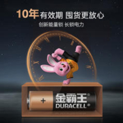 DURACELL 金霸王 碱性电池5号8粒干电池五号小电池普通玩具电子锁