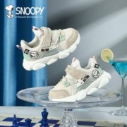 88VIP会员：SNOOPY 史努比 童鞋宝宝学步鞋春秋透气男童鞋防滑儿童机能鞋软底女童小童