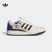 adidas 阿迪达斯 三叶草FORUM LOW板鞋 米色/蓝色/黑 36.5(225mm)
