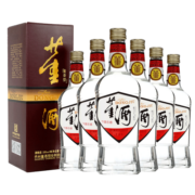董酒 复刻系列 白标 董香型白酒 54度 500ml*6整箱装