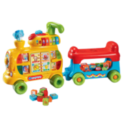 伟易达（Vtech）小火车儿童玩具多功能学习火车早教积木手推学步车男女孩圣诞礼物