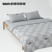 THE BEAST 野兽派 家居磨毛四件套熊猫嘭嘭 150cm*210cm