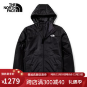 北面 冲锋衣三合一男士户外秋冬防风保暖抓绒内胆两件套夹克衫外套 JK3 XL/180