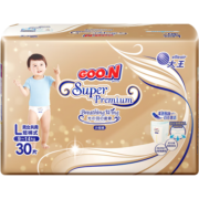 大王（GOO.N）光羽奢定款 自在之息短裤型尿不湿L30片(9-14kg)婴儿 老光羽芯体