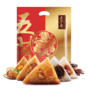 五芳斋 五芳团圆 速冻粽子礼袋 100g*10只 嘉兴粽子端午粽子早餐食品