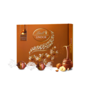 瑞士莲Lindt进口软心巧克力礼盒14粒装 官方授权 圣诞节日送礼物零食 软心榛仁14粒礼盒