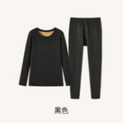 都市丽人 保暖内衣套装 4W32A2 黑色男款 XL