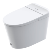 东芝（TOSHIBA）智能马桶家用小户型自动硅藻纯除臭脚感遥控翻盖坐便器小海星A300