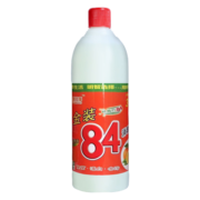 紫晶84消毒液含氯消毒水超浓缩家用清洁衣物洁厕地板厨清洁杀菌消毒水 84消毒液2瓶（共2斤）