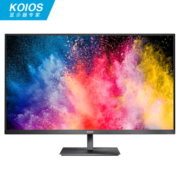 KOIOS K3221UA 31.5英寸4K HDR IPS窄边框 旋转升降设计家用 专业电脑显示器 黑色