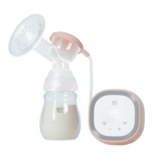 新贝 电动吸奶器 吸乳器 锂电池可充电式 无痛吸力大拔奶器挤奶器 PP奶瓶8768-1+60片储奶袋