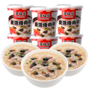 海福盛 皮蛋瘦肉粥 营养早餐速食粥 方便代餐夜宵 辅食八宝米粥 37g*6杯