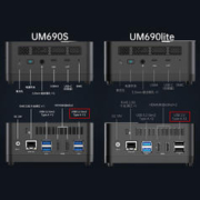 铭凡 MINISFORUM) UM690S(AMD锐龙R9 6900HX)小主机高性能游戏办公台式机
