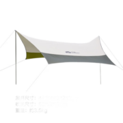 牧高笛（MOBIGARDEN）天幕户外露营防雨遮阳棚大空间便携六角涤纶涂银帐篷防雨防晒凉棚 440橄榄绿