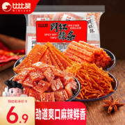 plus会员、概率券:比比赞 BIBIZAN 网红辣条360g香辣味12包/袋