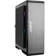 迎广（INWIN）肖邦MAX 钛灰 ITX机箱（支持Mini-ITX主板/散热器限高54mm/带200W金牌电源/20GbpsType-C）
