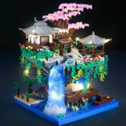 麦仙蝶 桃花潭创意摆件 桃花潭