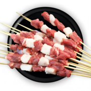 元牧希羔羊肉串400g(20串)烧烤肉食材佳品羊肉串空气炸锅进口冷冻生鲜肉