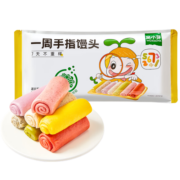 窝小芽 一周手指馒头儿童早餐无添加蔗糖享婴儿馒头宝宝辅食谱126g