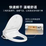 美标智能马桶全自动多功能遥控盖板冲洗加热储热节水除臭智能坐便器 直冲马桶+7SR1智能盖板 305mm2033
