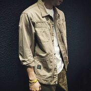 WEISSVEYRON 日系潮牌痞帅多口袋工装夹克