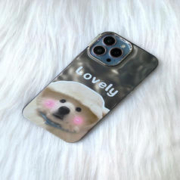 倾雪 卡通萌宠猫咪小狗情侣适用iphone15promax手机壳