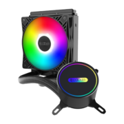 超频三（PCCOOLER）巨浪120 GI-CL120VC CPU水冷散热器（幻彩灯光/一体式/支持1200/1700/AM5/标配硅脂）